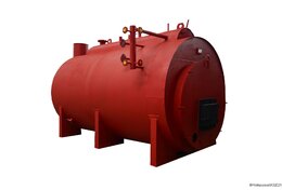 Парогенератор 1500 кг 130 С на твердом топливе
