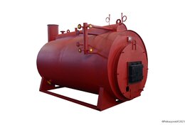 Котел 700 кг пара в час до 130 °С твердотопливный